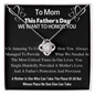 Mom We Want To Honor You